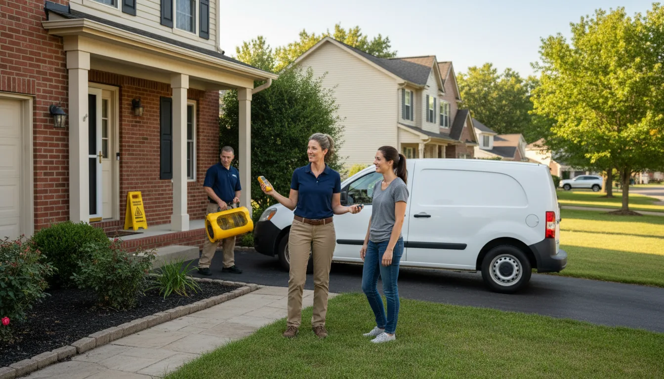 Water restoration image for Flood Water Cleanup, Removal And Restoration Services in Flat Rock, OH